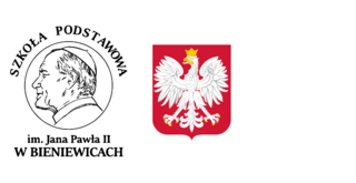 Logo Szkoły Podstawowej im. Jana Pawła II w Bieniewicach